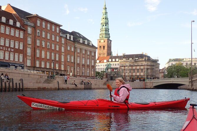 Kayak Tour in Copenhagen Harbor in May and September - Christiansborg Palace and the Waterline Perspective That Makes It Special